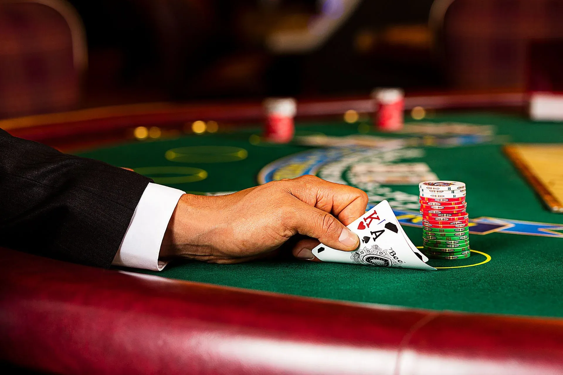 Ilustración de pagos digitales en casino